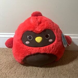 Jazwares Original Squishmallows 14" Fuzz-A-Mallows Cazlan the Cardinal SFZ12 #48